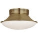 Visual Comfort Signature - KW 4057AB-WG - LED Flush Mount - Precision - Antique-Burnished Brass
