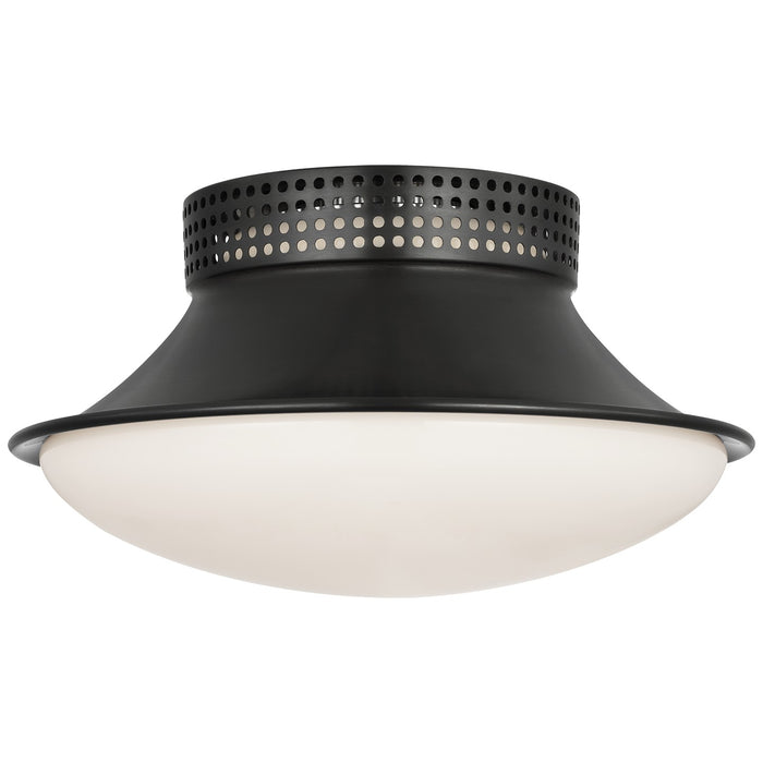 Visual Comfort Signature - KW 4057BZ-WG - LED Flush Mount - Precision - Bronze