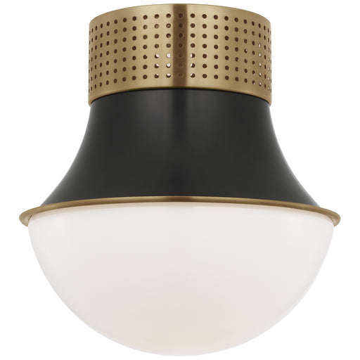 Visual Comfort Signature - KW 4058AB/BZ-WG - LED Flush Mount - Precision - Antique-Burnished Brass and Bronze