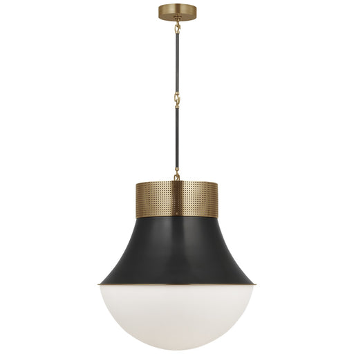 Visual Comfort Signature - KW 5226AB/BZ-WG - LED Pendant - Precision - Antique-Burnished Brass and Bronze