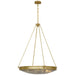 Visual Comfort Signature - MF 5212SB-MG - LED Chandelier - Quinn - Soft Brass