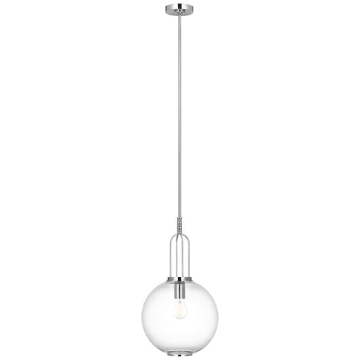 Visual Comfort Signature - MF 5225PN-CG - LED Pendant - Meir - Polished Nickel