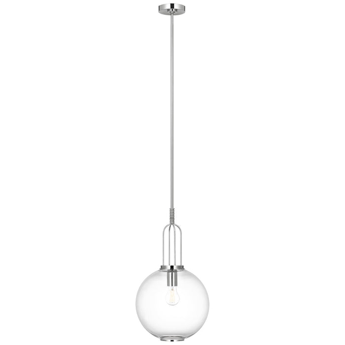 Visual Comfort Signature - MF 5225PN-CG - LED Pendant - Meir - Polished Nickel