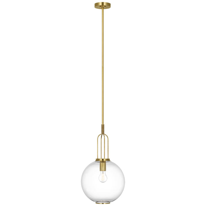 Visual Comfort Signature - MF 5225SB-CG - LED Pendant - Meir - Soft Brass