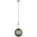 Visual Comfort Signature - MF 5225SB-SMG - LED Pendant - Meir - Soft Brass