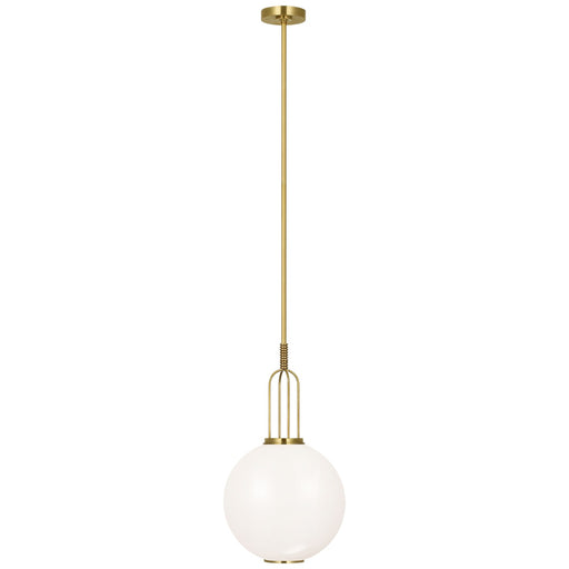 Visual Comfort Signature - MF 5225SB-WG - LED Pendant - Meir - Soft Brass
