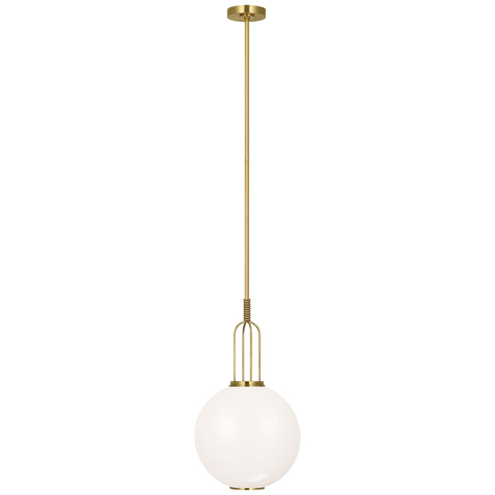 Visual Comfort Signature - MF 5225SB-WG - LED Pendant - Meir - Soft Brass