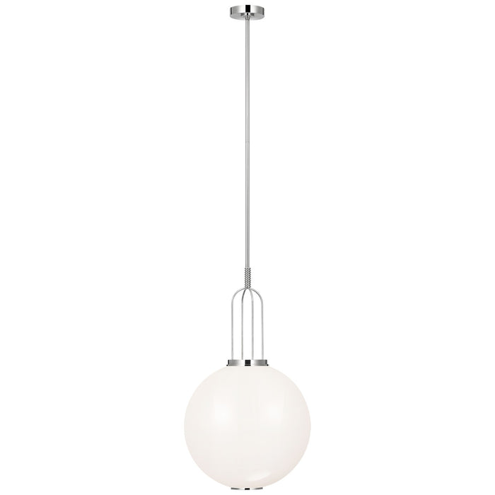 Visual Comfort Signature - MF 5256PN-WG - LED Pendant - Meir - Polished Nickel