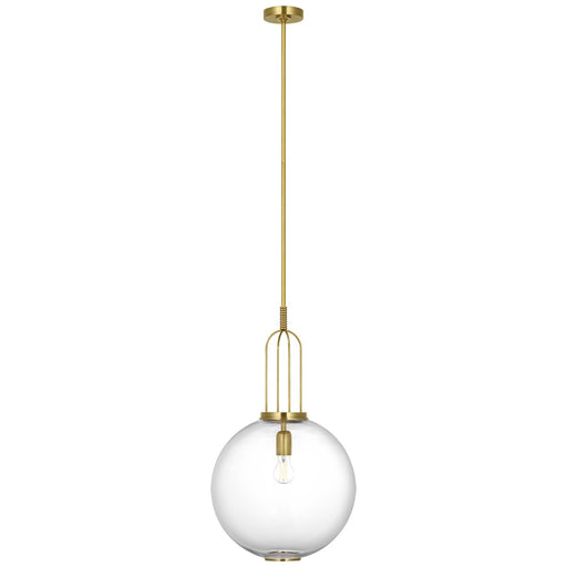 Visual Comfort Signature - MF 5256SB-CG - LED Pendant - Meir - Soft Brass