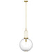 Visual Comfort Signature - MF 5256SB-CG - LED Pendant - Meir - Soft Brass