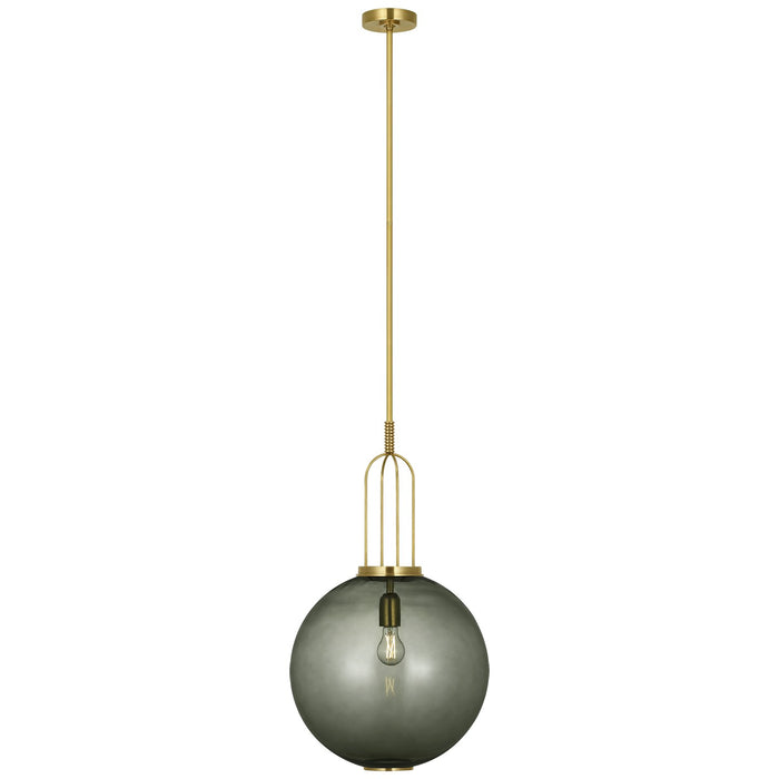 Visual Comfort Signature - MF 5256SB-SMG - LED Pendant - Meir - Soft Brass