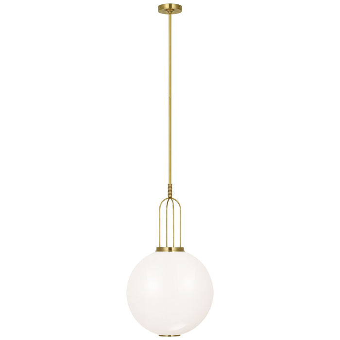 Visual Comfort Signature - MF 5256SB-WG - LED Pendant - Meir - Soft Brass
