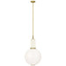 Visual Comfort Signature - MF 5256SB-WG - LED Pendant - Meir - Soft Brass