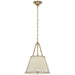 Visual Comfort Signature - SCH 5059HAB-442 - LED Hanging Shade - Allister - Hand-Rubbed Antique Brass