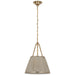 Visual Comfort Signature - SCH 5059HAB-452 - LED Hanging Shade - Allister - Hand-Rubbed Antique Brass