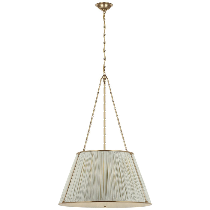 Visual Comfort Signature - SCH 5061HAB-107 - LED Hanging Shade - Allister - Hand-Rubbed Antique Brass