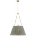 Visual Comfort Signature - SCH 5061HAB-462 - LED Hanging Shade - Allister - Hand-Rubbed Antique Brass