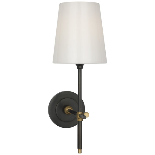 Visual Comfort Signature - TOB 2039BZ/HAB-WG-CL - LED Bath Sconce - Bryant - Bronze and Hand-Rubbed Antique Brass