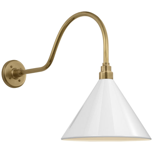Academy Barn Light LED Barn Light Hand-Rubbed Antique Brass