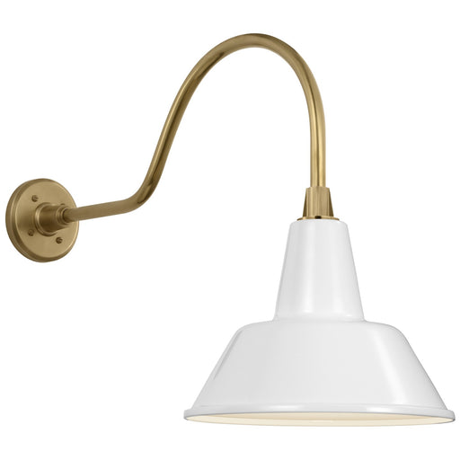 Academy Barn Light LED Barn Light Hand-Rubbed Antique Brass