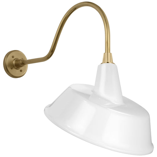 Academy Barn Light LED Barn Light Hand-Rubbed Antique Brass