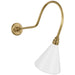Visual Comfort Signature - TOB 2803HAB/S10-WHT - LED Barn Light - Academy Barn Light - Hand-Rubbed Antique Brass