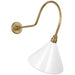 Visual Comfort Signature - TOB 2803HAB/S11-WHT - LED Barn Light - Academy Barn Light - Hand-Rubbed Antique Brass