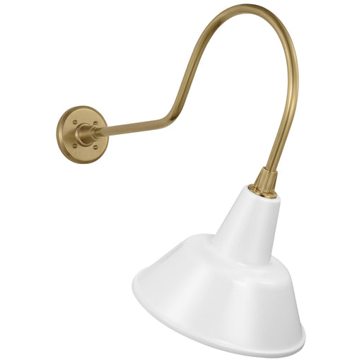 Academy Barn Light LED Barn Light Hand-Rubbed Antique Brass