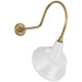 Visual Comfort Signature - TOB 2803HAB/S3-WHT - LED Barn Light - Academy Barn Light - Hand-Rubbed Antique Brass