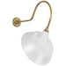 Visual Comfort Signature - TOB 2803HAB/S4-WHT - LED Barn Light - Academy Barn Light - Hand-Rubbed Antique Brass