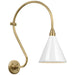 Visual Comfort Signature - TOB 2804HAB/S10-WHT - LED Barn Light - Academy Barn Light - Hand-Rubbed Antique Brass