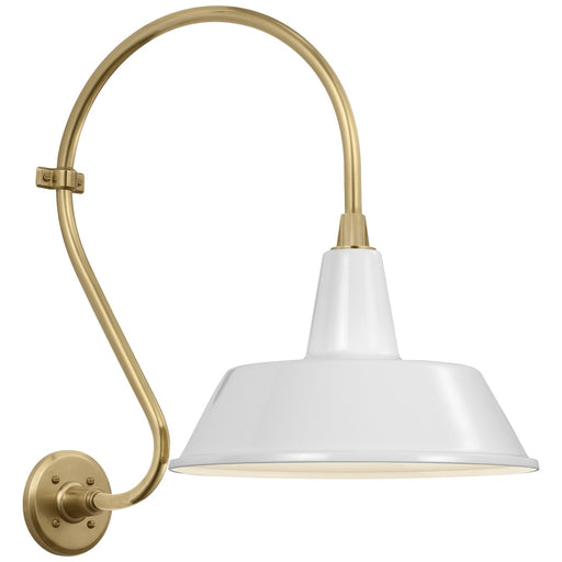 Academy Barn Light LED Barn Light Hand-Rubbed Antique Brass