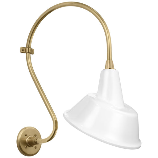 Academy Barn Light LED Barn Light Hand-Rubbed Antique Brass