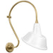 Visual Comfort Signature - TOB 2804HAB/S3-WHT - LED Barn Light - Academy Barn Light - Hand-Rubbed Antique Brass