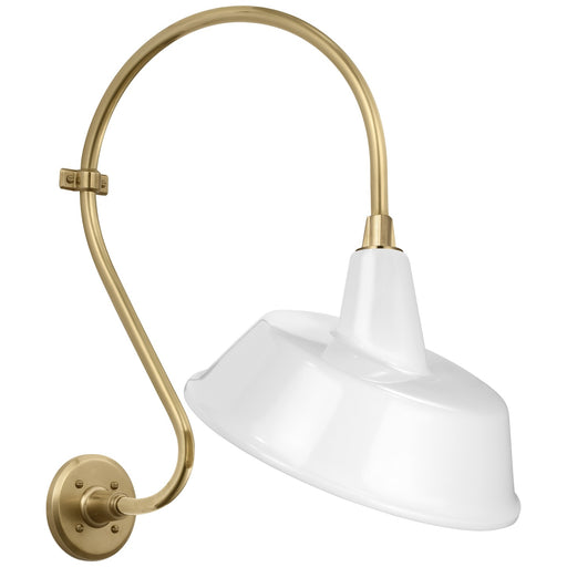Academy Barn Light LED Barn Light Hand-Rubbed Antique Brass