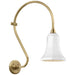 Visual Comfort Signature - TOB 2804HAB/S8-WHT - LED Barn Light - Academy Barn Light - Hand-Rubbed Antique Brass
