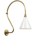 Visual Comfort Signature - TOB 2805HAB/S10-WHT - LED Barn Light - Academy Barn Light - Hand-Rubbed Antique Brass