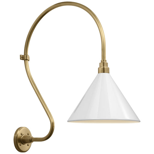 Academy Barn Light LED Barn Light Hand-Rubbed Antique Brass