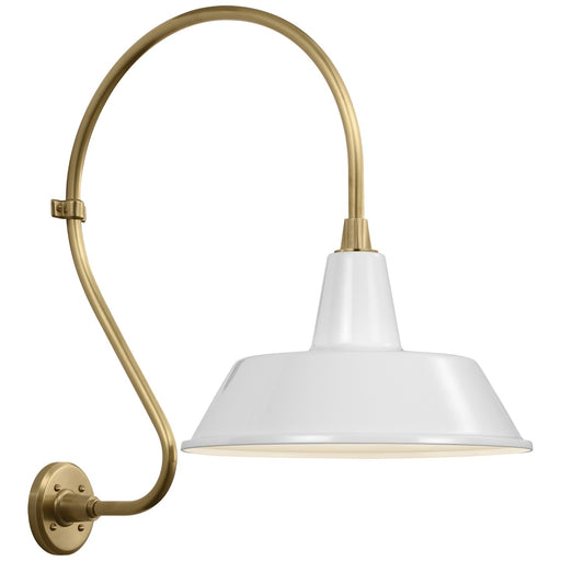 Academy Barn Light LED Barn Light Hand-Rubbed Antique Brass