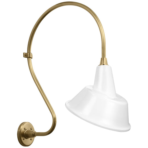 Academy Barn Light LED Barn Light Hand-Rubbed Antique Brass