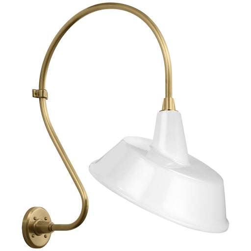 Academy Barn Light LED Barn Light Hand-Rubbed Antique Brass