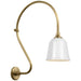 Visual Comfort Signature - TOB 2805HAB/S5-WHT - LED Barn Light - Academy Barn Light - Hand-Rubbed Antique Brass