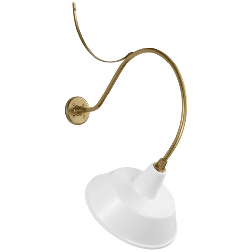Academy Barn Light LED Barn Light Hand-Rubbed Antique Brass