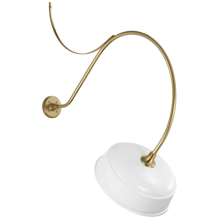 Visual Comfort Signature - TOB 2807HAB/S7-WHT - LED Barn Light - Academy Barn Light - Hand-Rubbed Antique Brass