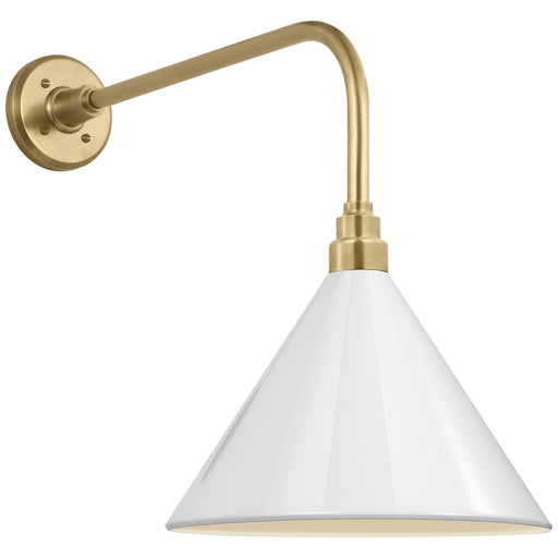 Academy Barn Light LED Barn Light Hand-Rubbed Antique Brass