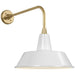 Visual Comfort Signature - TOB 2809HAB/S2-WHT - LED Barn Light - Academy Barn Light - Hand-Rubbed Antique Brass