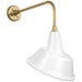 Visual Comfort Signature - TOB 2809HAB/S3-WHT - LED Barn Light - Academy Barn Light - Hand-Rubbed Antique Brass