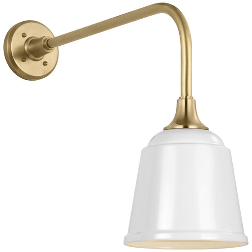 Academy Barn Light LED Barn Light Hand-Rubbed Antique Brass