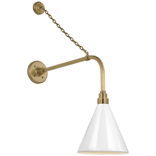 Academy Barn Light LED Barn Light Hand-Rubbed Antique Brass