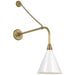 Visual Comfort Signature - TOB 2810HAB/S10-WHT - LED Barn Light - Academy Barn Light - Hand-Rubbed Antique Brass